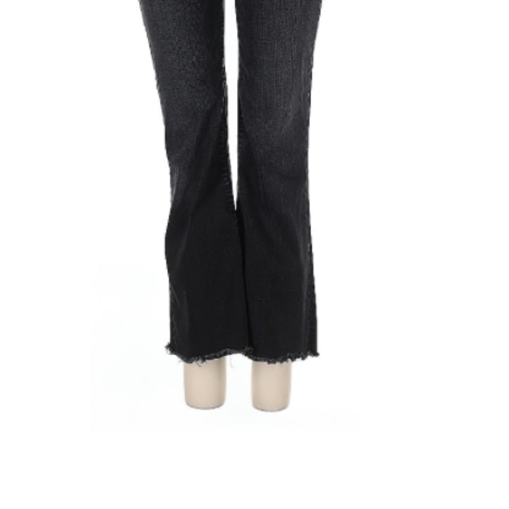 Hudson Barbara Raw Hem Black Denim - Size 31